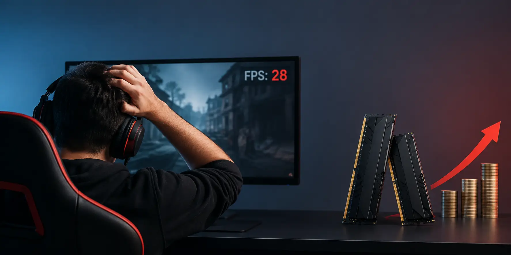 أزمة الذواكر تضرب سوق PC Gaming.. كيف يتعامل اللاعبون؟