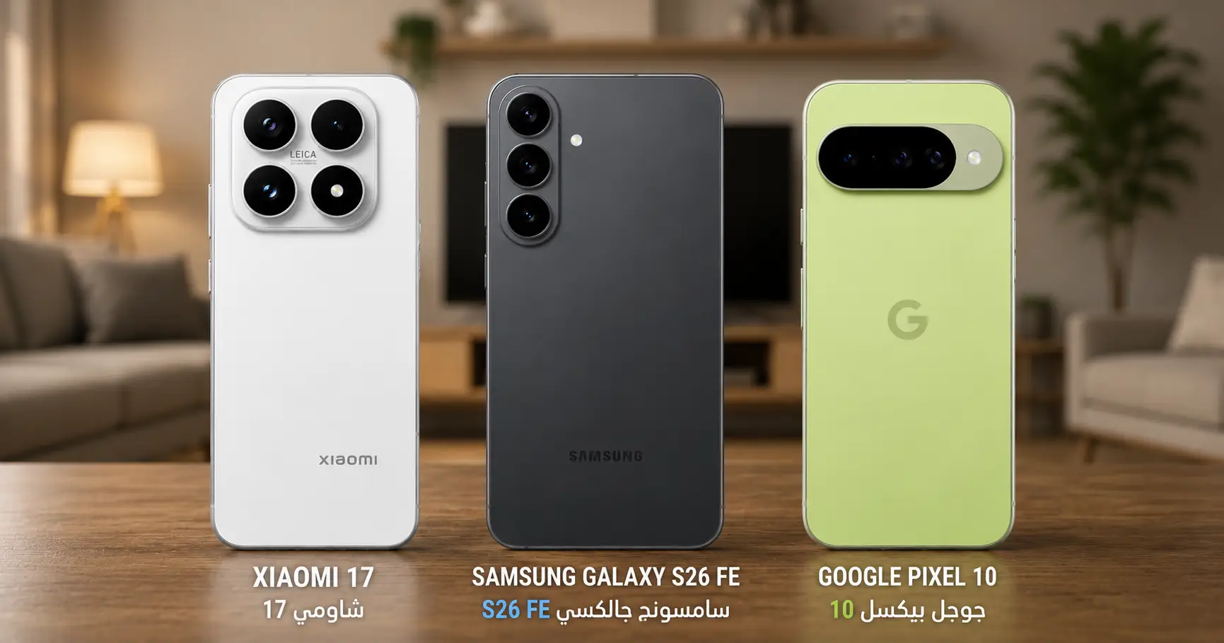 مقارنة Galaxy S26 FE مع أبرز المنافسين