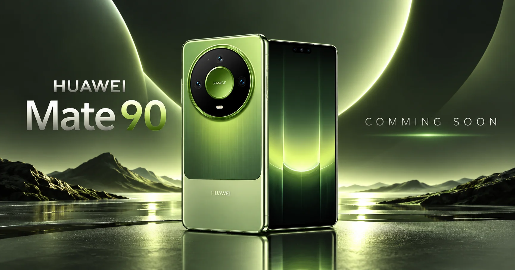 هواوي تبدأ التشويق لسلسلة Mate90 وتكشف موعد الإطلاق مع معلومات عن العدسات المقربة .