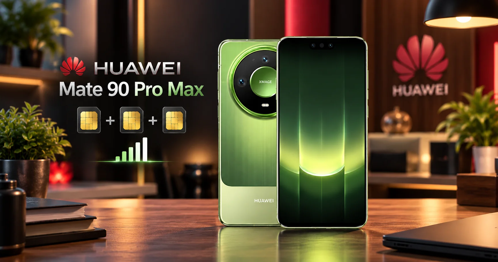 📱 Huawei Mate 90 Pro Max اول جهاز من هواوي يدعم 3 شرائح اتصال في أن واحد !!