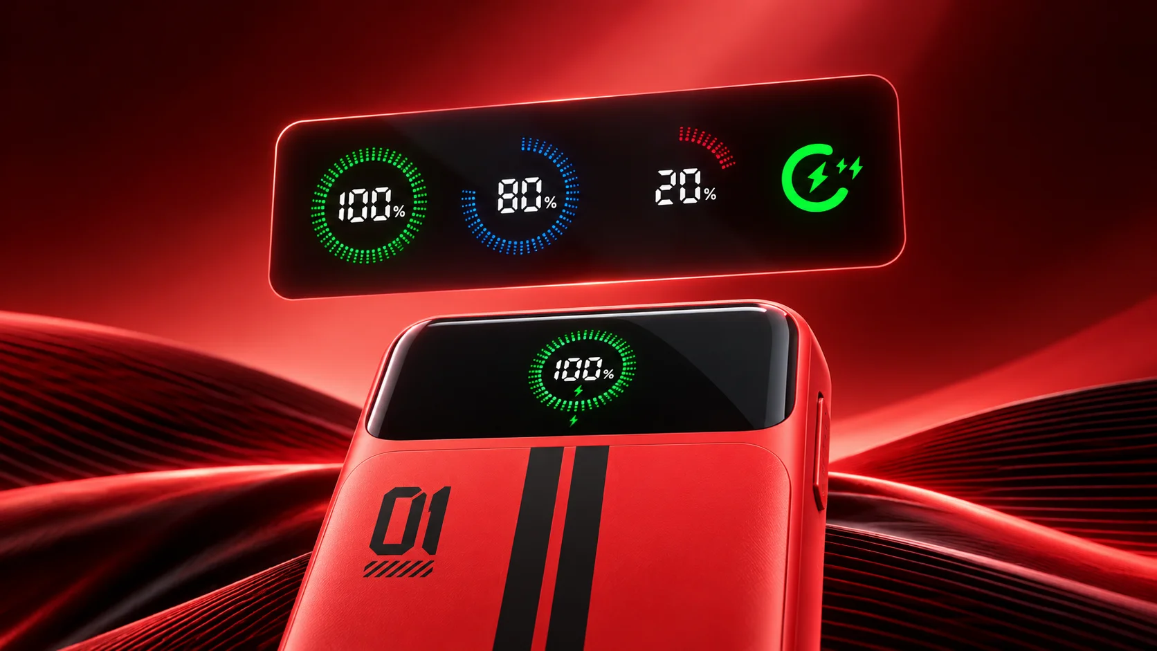 هونر تطلق باور بانك Honor Life بسعتي 10000 و20000mAh باللون الأحمر