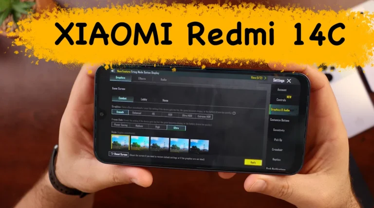 40fps REDMI 14C PUBG