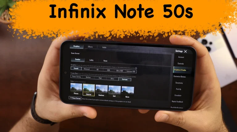 Infinix Note 50s pubg