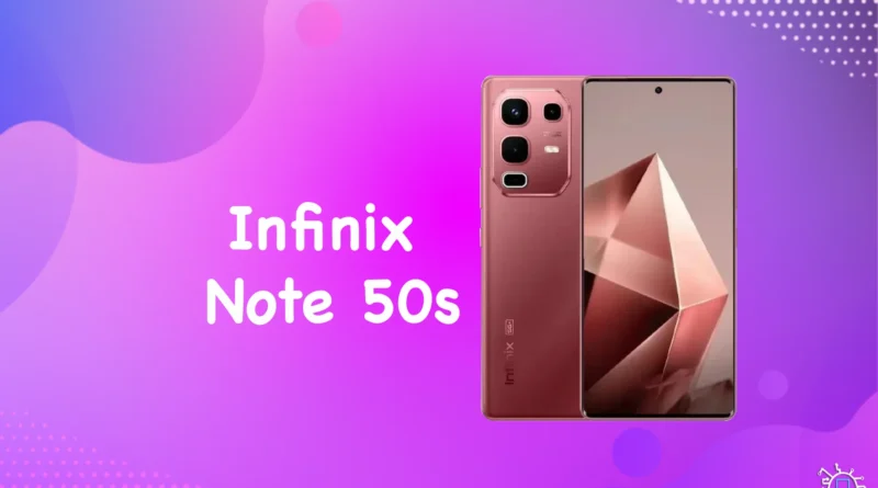 صورة تظهر الشكل الخارجي لهاتف Infinix Note 50s مقدمة يبحث الكثير عن هاتف قوي بسعر مناسب. هاتف Infinix Note 50s