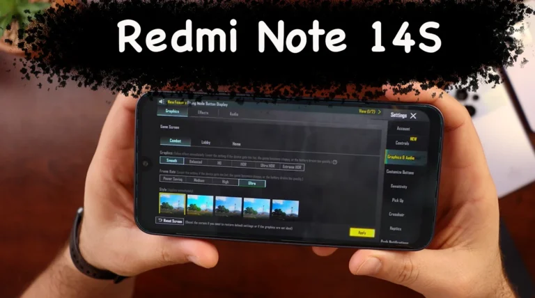 Redmi Note 14S كم فريم ببجي