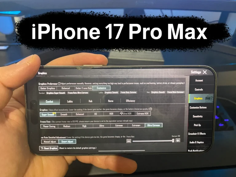 iPhone-17-ProMax-pubg-fps ببجي موبايل