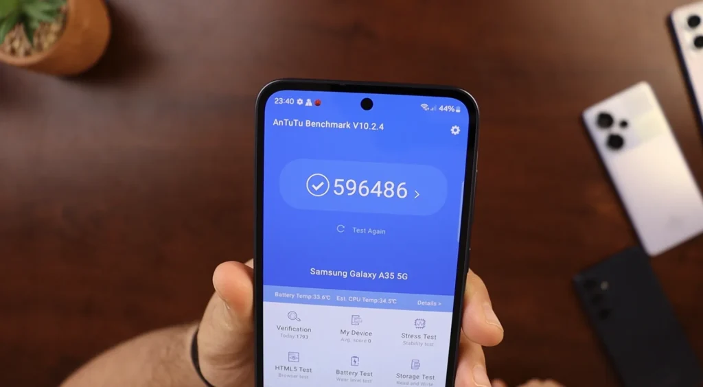 Antutu Samsung Galaxy A35 5G